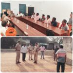 पुलिस टीम द्वारा बड़वानी क्षेत्र के ग्राम बिजासन में भगोरिया मेला स्थल का किया  निरीक्षण, ग्राम पंचायत एवं ग्राम रक्षा समिति की बैठक भी की आयोजित