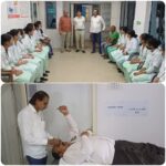 योगेश्वर नर्सिग कालेज के छात्रो को ग्लूकोमा ( काला मोतियाबिंद) एवं ग्लूकोमा के उपचार सम्बंधी दी गई जानकारी