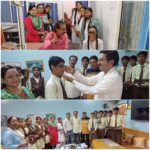 उत्कृष्ठ स्कूल बड़वानी के 700 विद्यार्थीयो का किया गया नेत्र परीक्षण, 102 विद्यार्थीयो को दृष्टिदोष  पाऐ जाने पर चश्मे के नम्बर की जांच की जाकर 92 विद्यार्थीयो को जिला चिकित्सालय बडवानी की तरफ से निःशुल्क चश्मे किये गये  प्रदाय