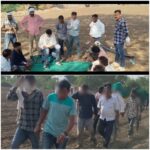 थाना बडवानी पुलिस ने की अवैध जुआ खेलने वालों के विरुद्ध प्रभावी कार्यवाही,  खेत की मेड पर घेराबंदी कर 11 आरोपीयों को पकड़ा मौके से 52 ताश के पत्ते और 29,500/- रूपये किए जप्त